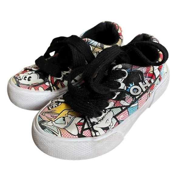 Disney Other - Disney Parks Kids Mickey Mouse & Friends Comic Theme Sneakers Size 5/6